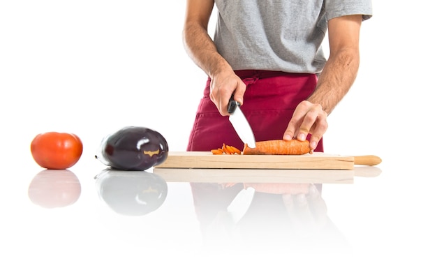 Osoba przygotowująca jedzenie